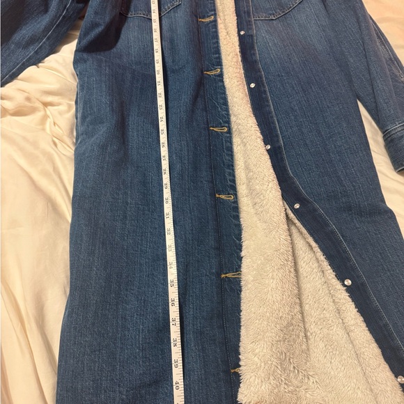 Outerknown Denim Sherpa Trench Coat - Picture 6 of 7